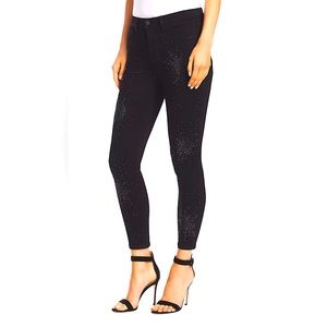 L’AGENCE Margot High-Rise Skinny Starburst Crystal Jeans